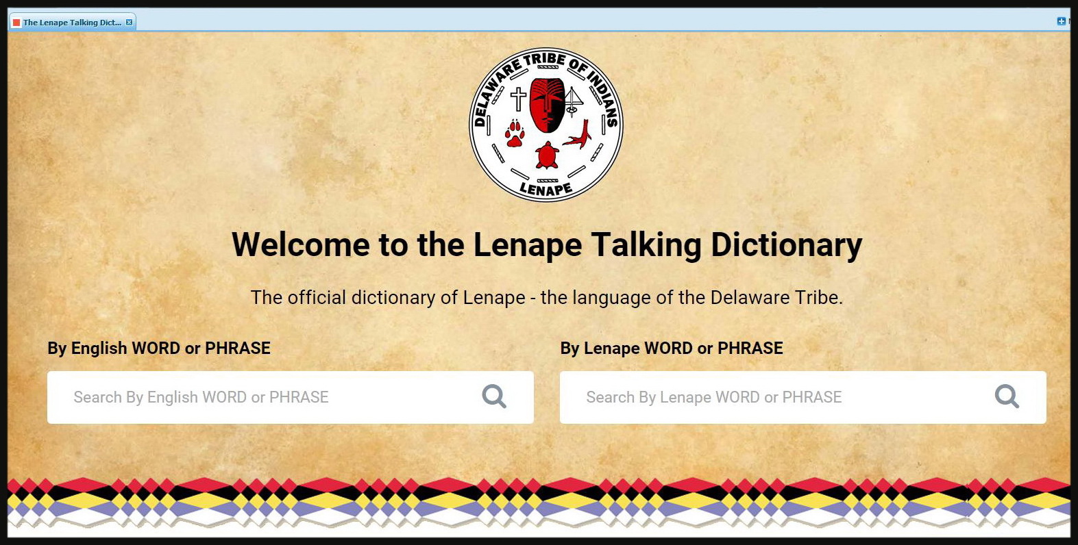 The Lenape Talking Dictionary Getting Started